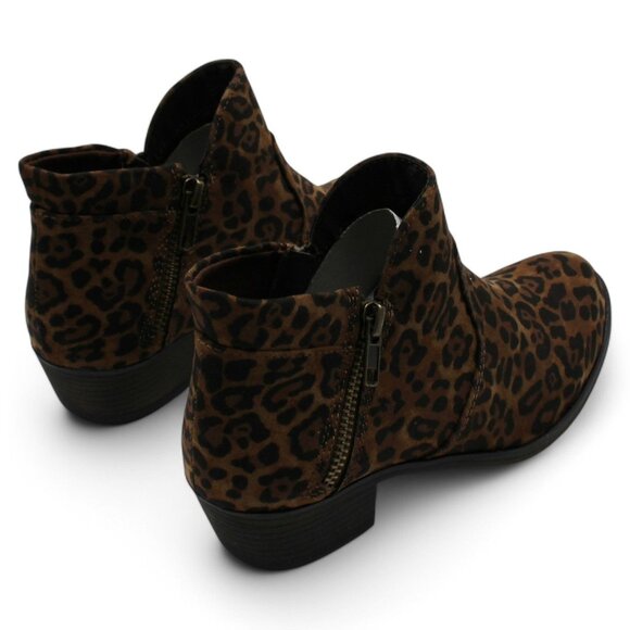 Sun Stone Womens Brown Animal Print Cushioned Breathable Slip Resistant Abby Rou - Picture 6 of 7